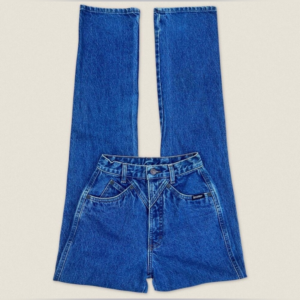 Vintage Western Rockies Rocky Mountain Blue Jeans 24/0- Size 22 x 34